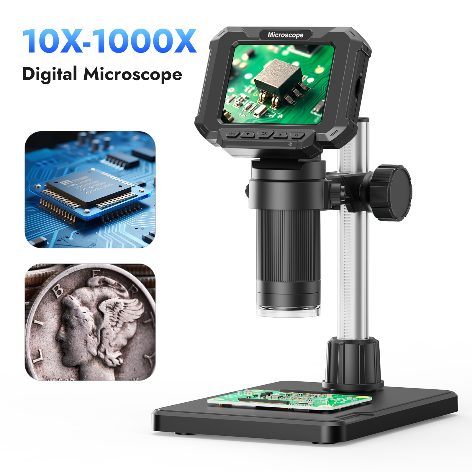 Electronics Repair Videos - Digitale microscoop 2,8 inch 1000X vergroting