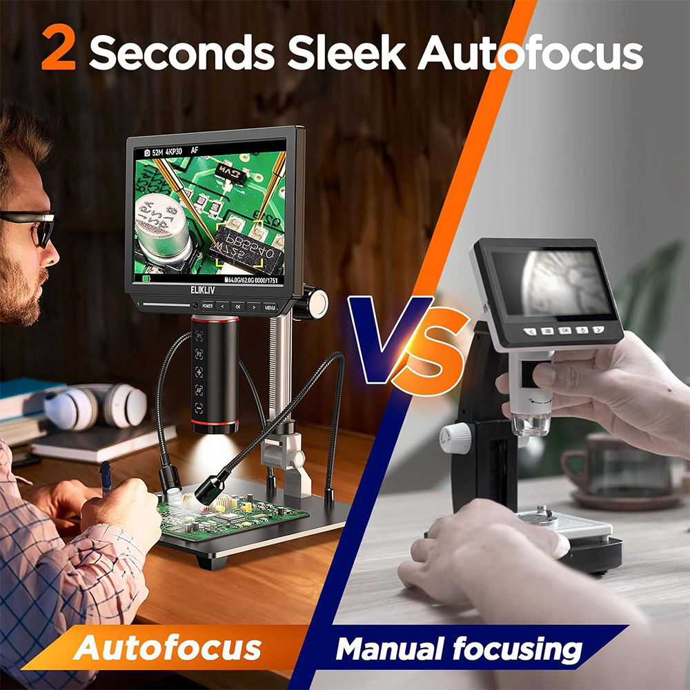 Elikliv EM4K-AF Autofocus 4K D - Electronics Repair Videos recensie en prijs
