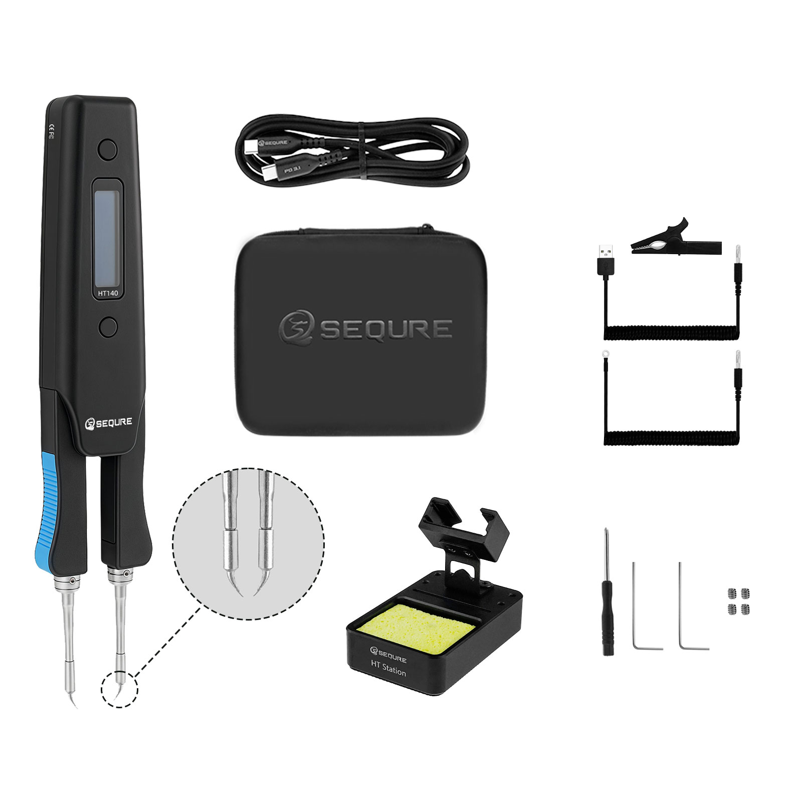 SEQURE HT140 2-IN-1 Elektrisch - Smd Tweezer Set recensie en prijs