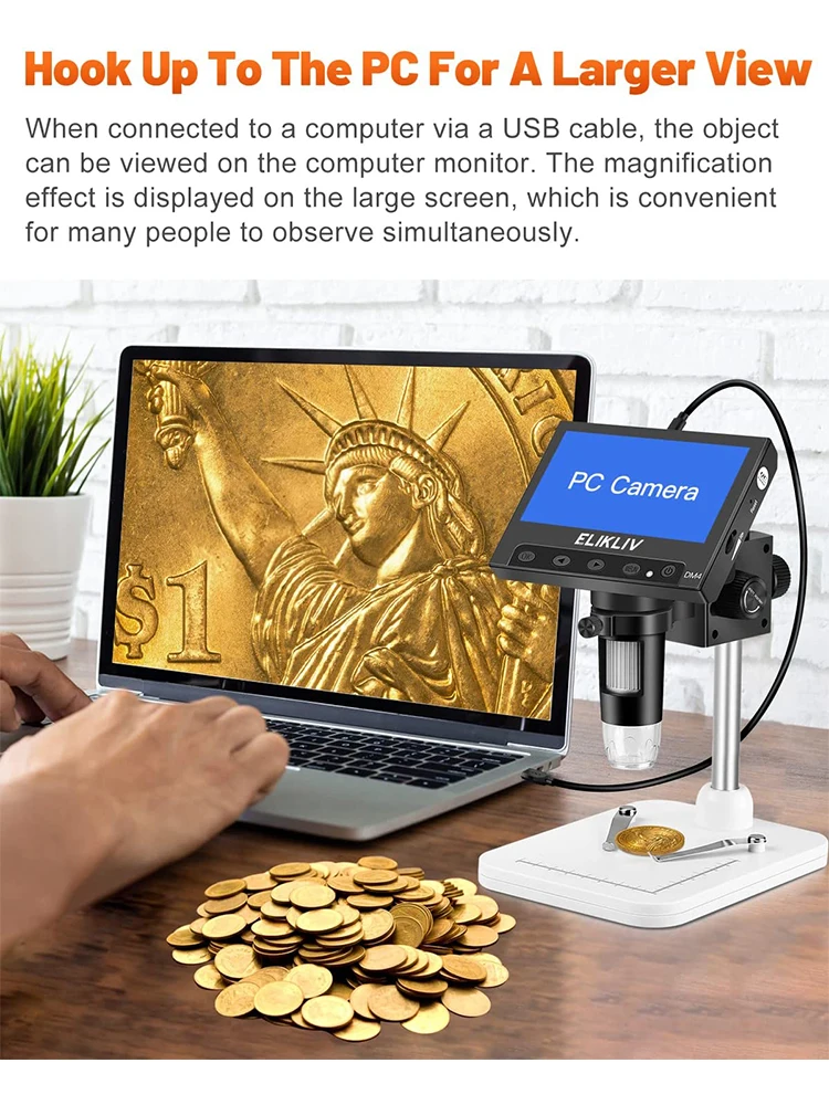 Elikliv EDM4 1000x LCD Digital - Electronics Repair Videos recensie en prijs