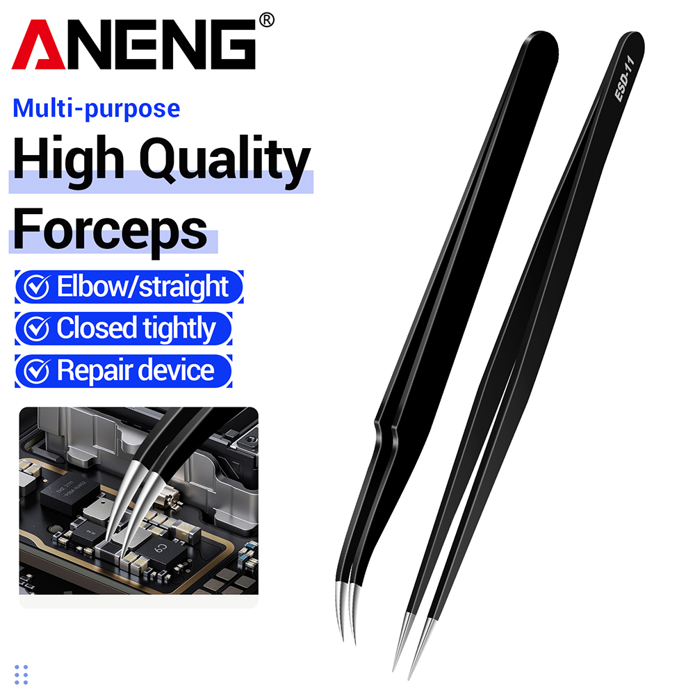 ANENG roestvrijstalen pincet g - Smd Tweezer Set recensie en prijs