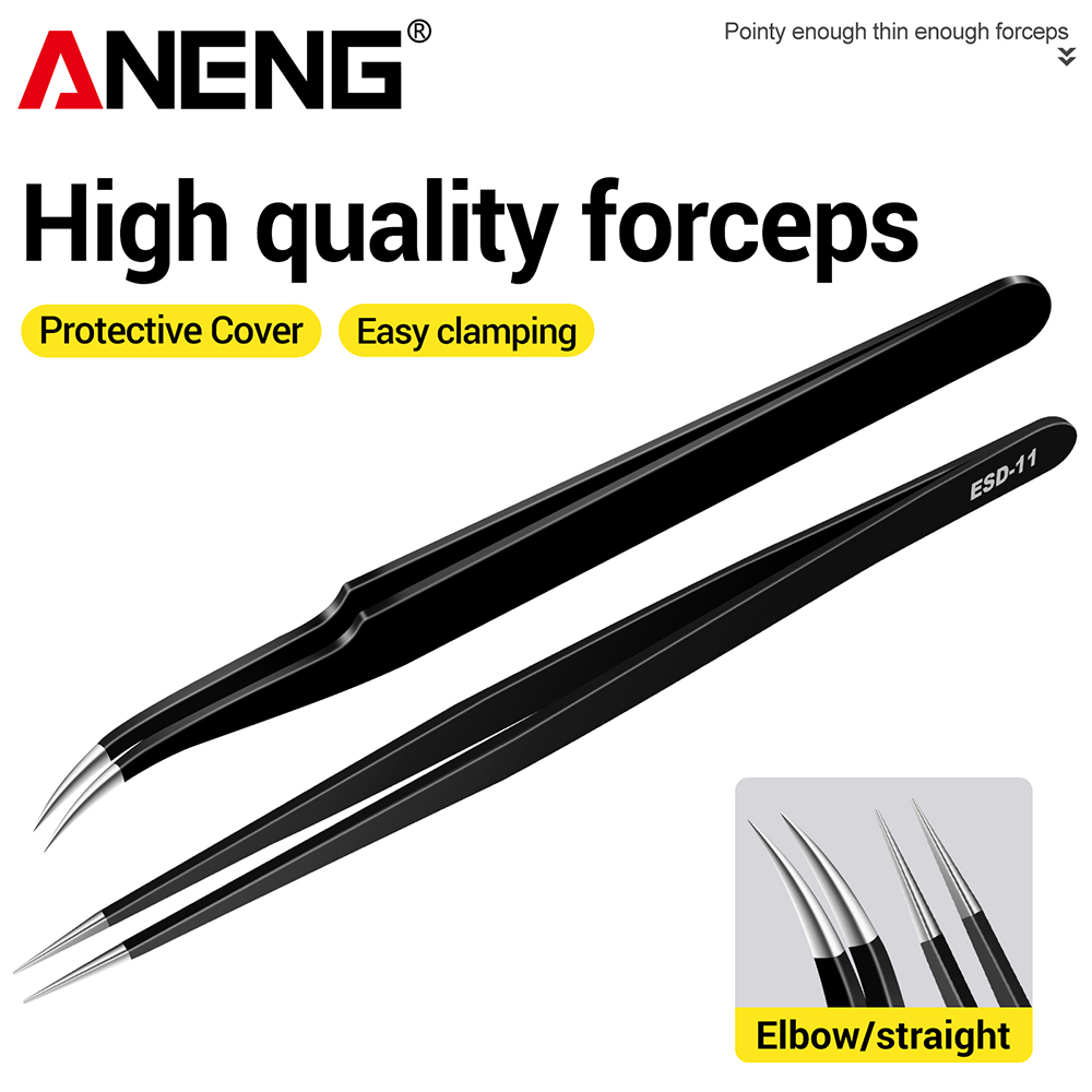 ANENG roestvrijstalen pincet g - Smd Tweezer Set recensie en prijs